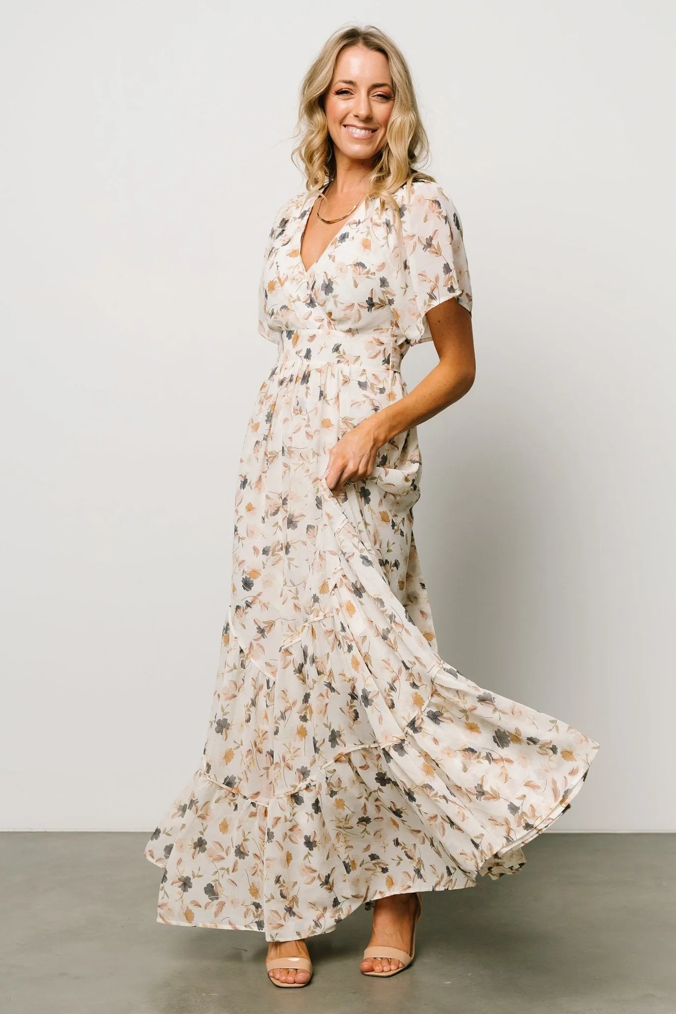 Katherine Maxi Dress | Multi Floral sold by Baltic Born product image thumbnail 2
