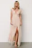 Caterina Tulle Maxi Dress | Nude Blush sold by Baltic Born