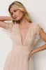 Caterina Tulle Maxi Dress | Nude Blush sold by Baltic Born