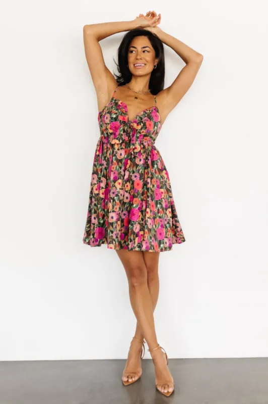 Pasionaria Mini Dress | Multi Floral sold by Baltic Born