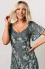 Everley Velvet Maxi Dress | Dusty Blue sold by Baltic Born