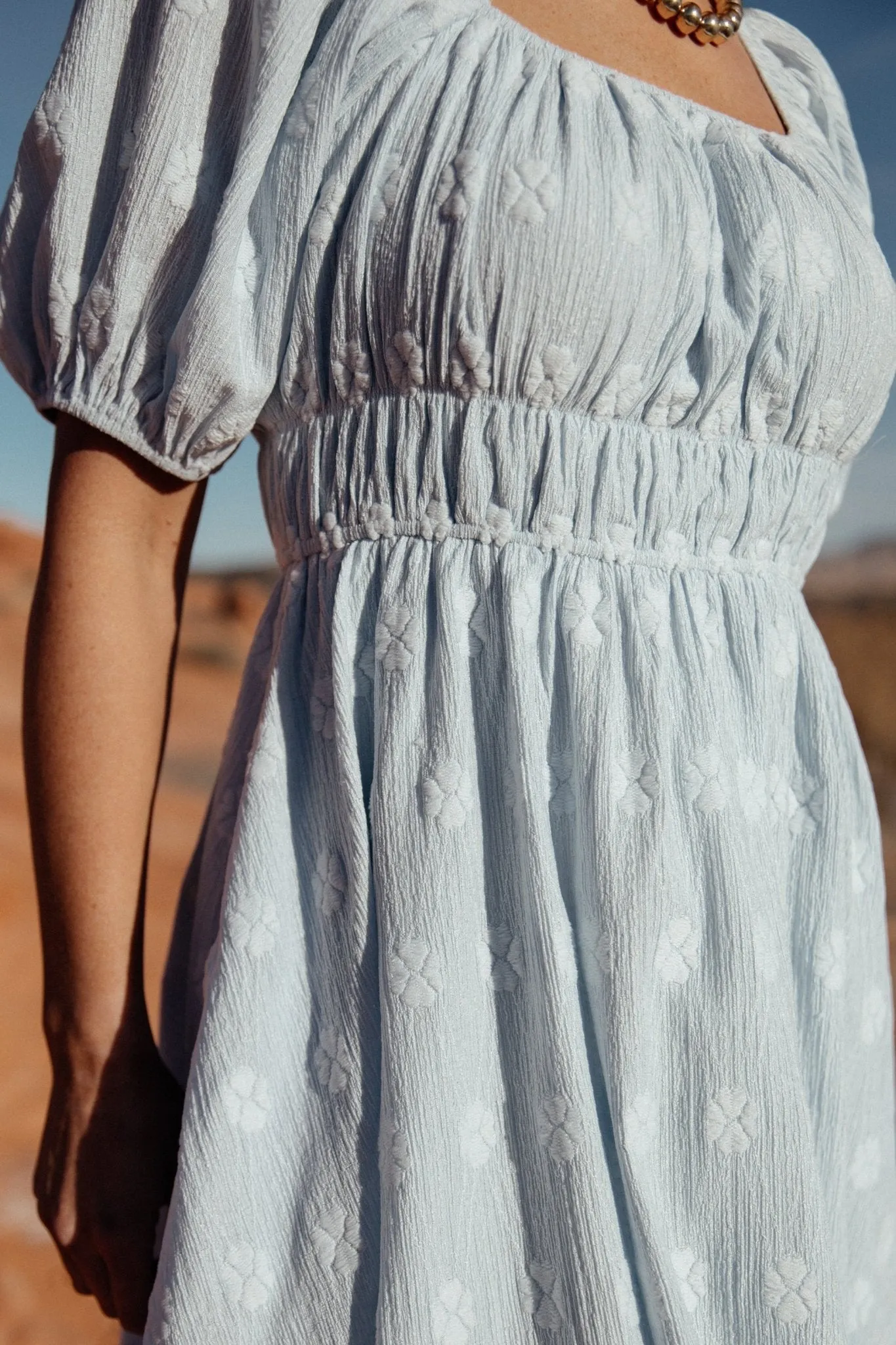 Lexington Short Dress | Blue sold by Baltic Born product image thumbnail 5