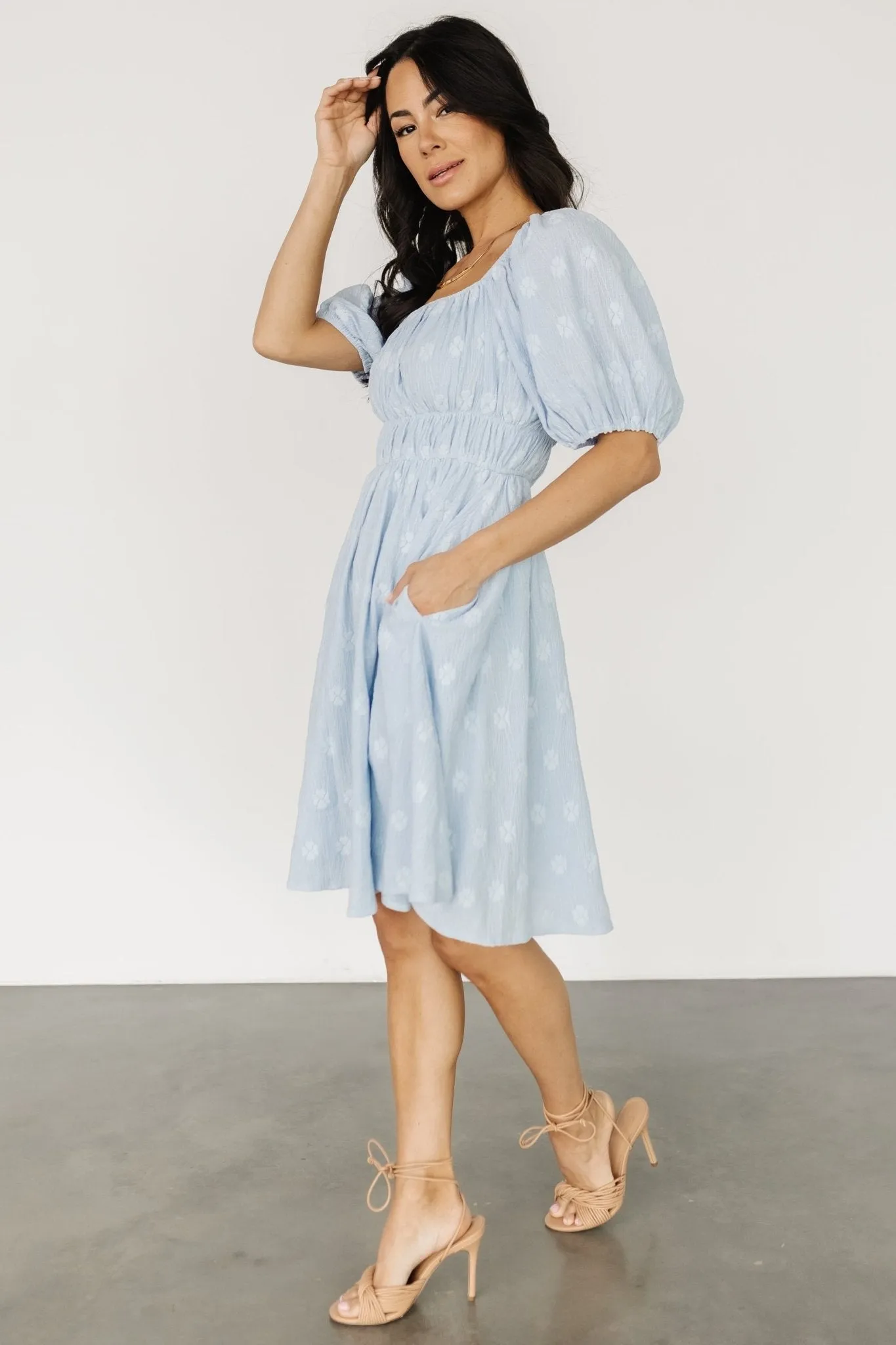 Lexington Short Dress | Blue sold by Baltic Born product image thumbnail 2