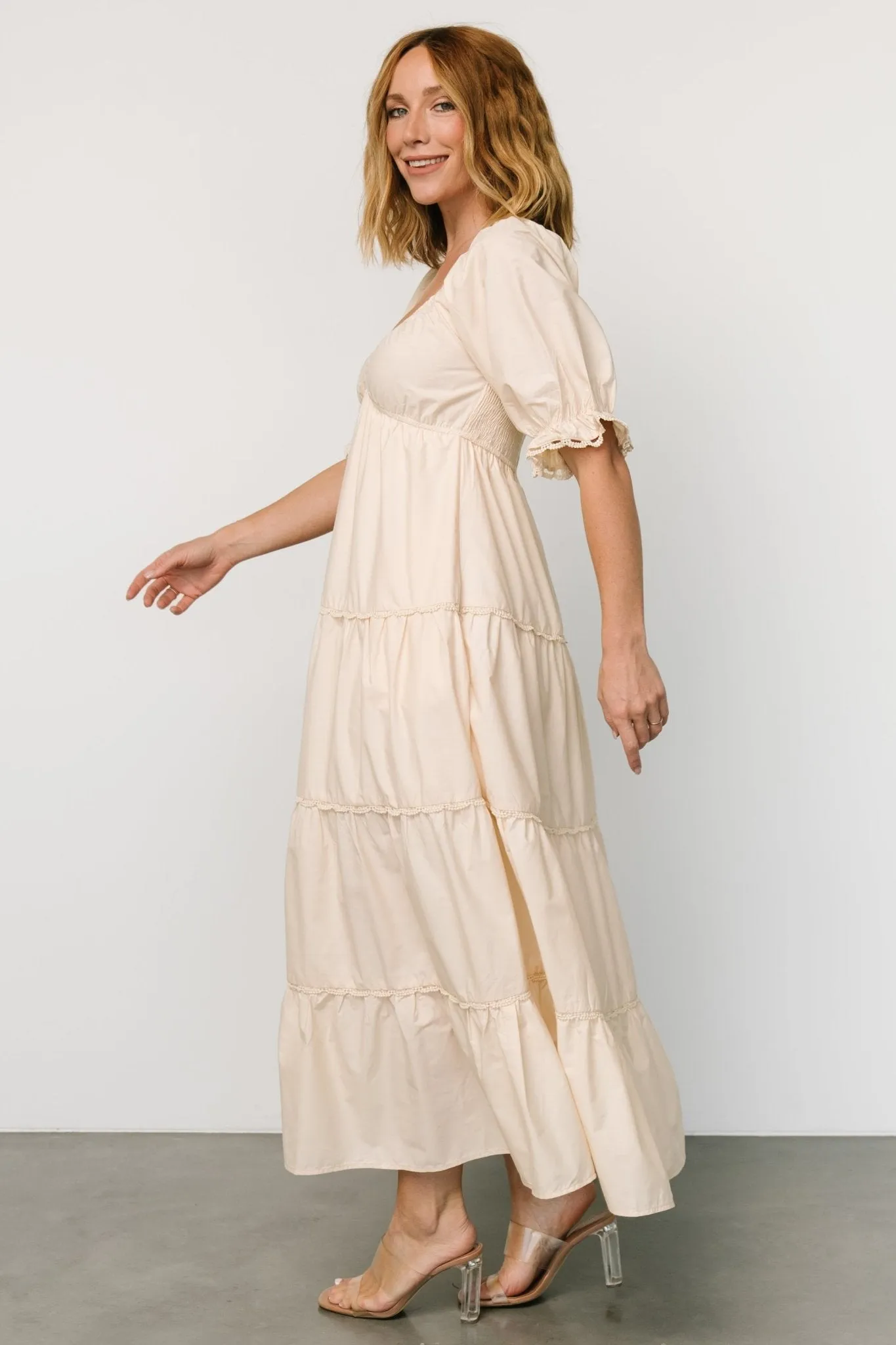 Raleigh Maxi Dress | Cream sold by Baltic Born product image thumbnail 3