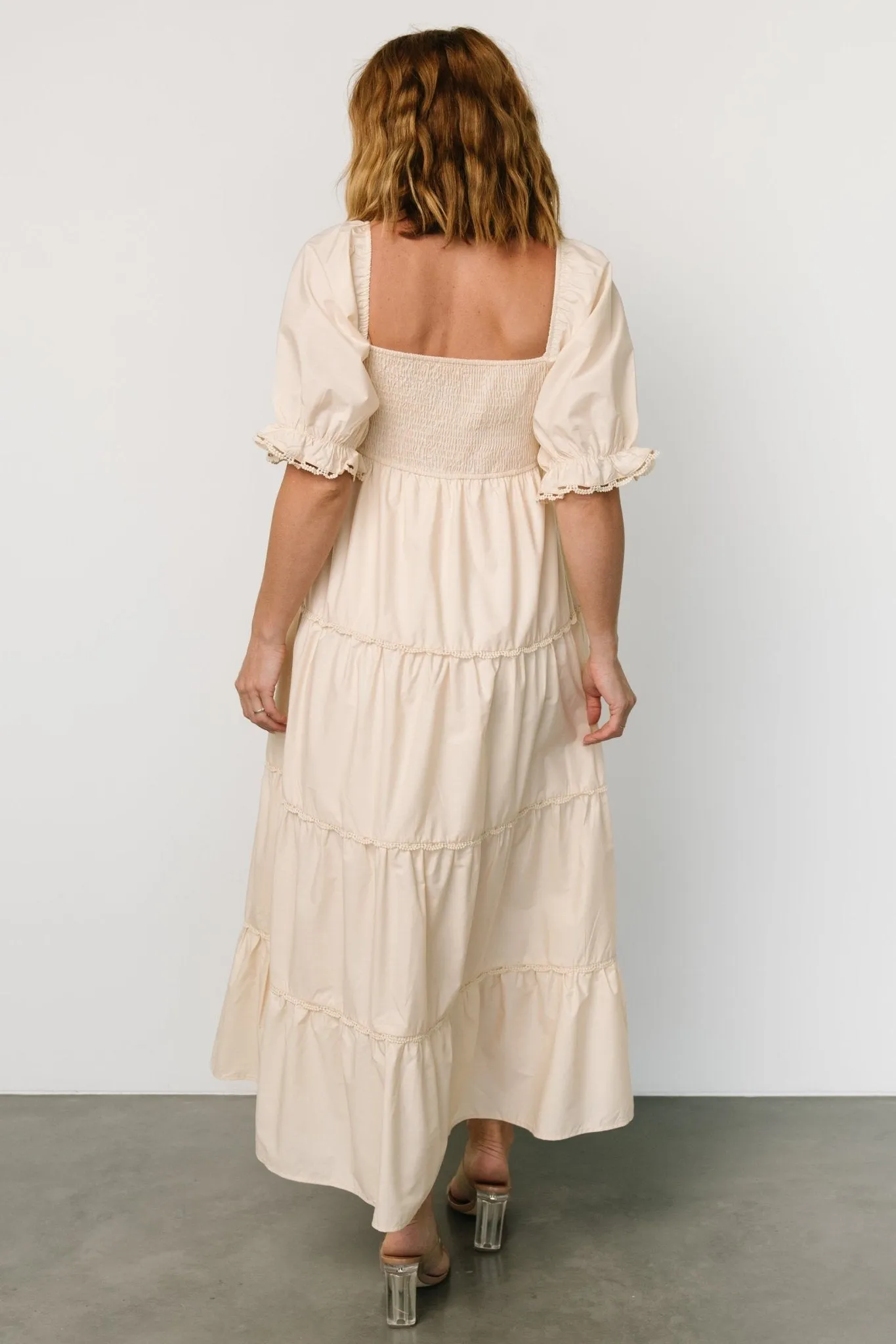 Raleigh Maxi Dress | Cream sold by Baltic Born product image thumbnail 5