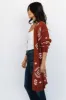 Missoula Oversized Cardigan | Rust + Beige sold by Baltic Born
