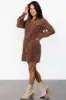 Carla Corduroy Mini Dress | Brown sold by Baltic Born