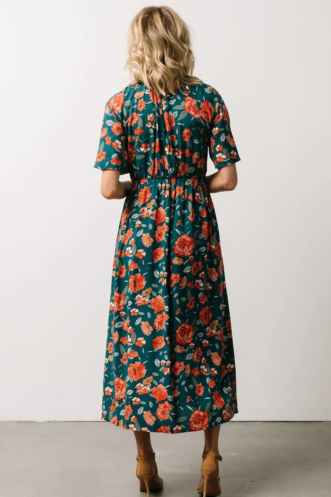 Botega Midi Dress | Jade Multi Floral sold by Baltic Born product image thumbnail 4