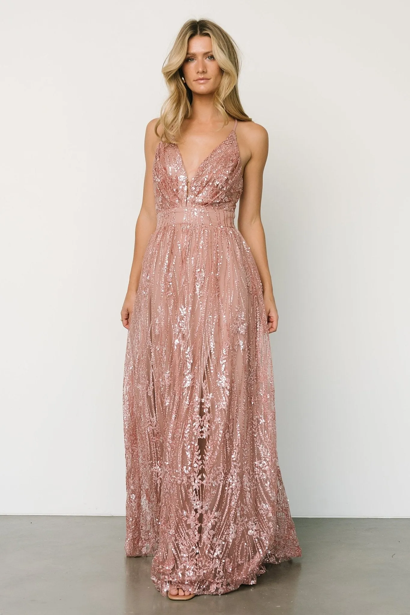 Enchanted Shimmer Gown | Vintage Rose sold by Baltic Born