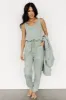 Janae Jumpsuit + Cardigan Set | Sage sold by Baltic Born