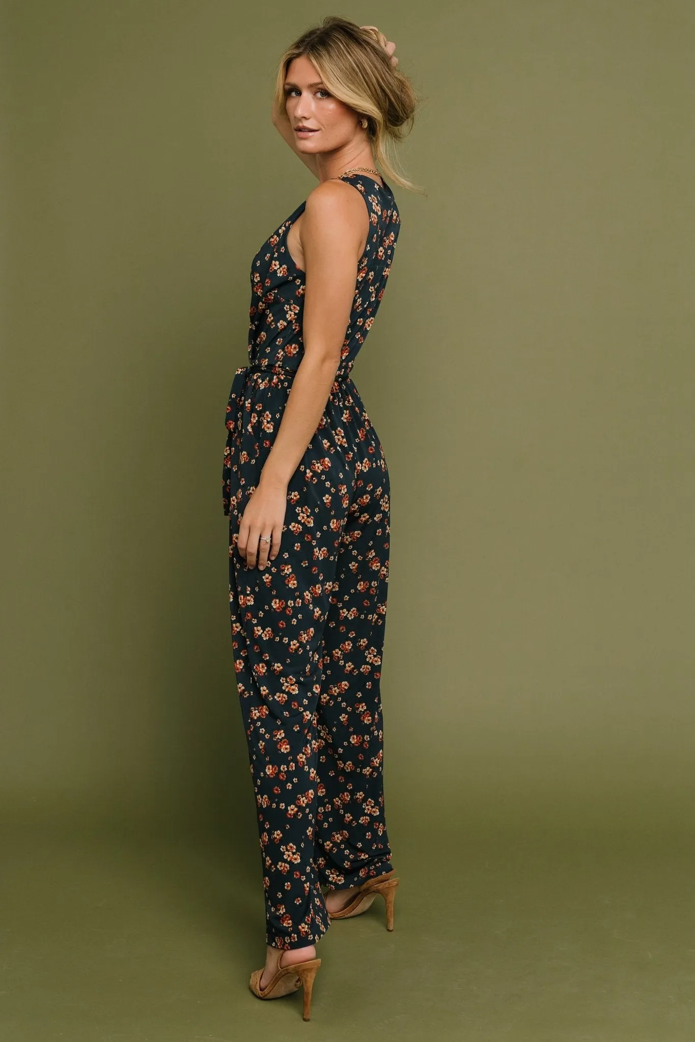 Ashlyn Jumpsuit | Navy Floral sold by Baltic Born product image thumbnail 5