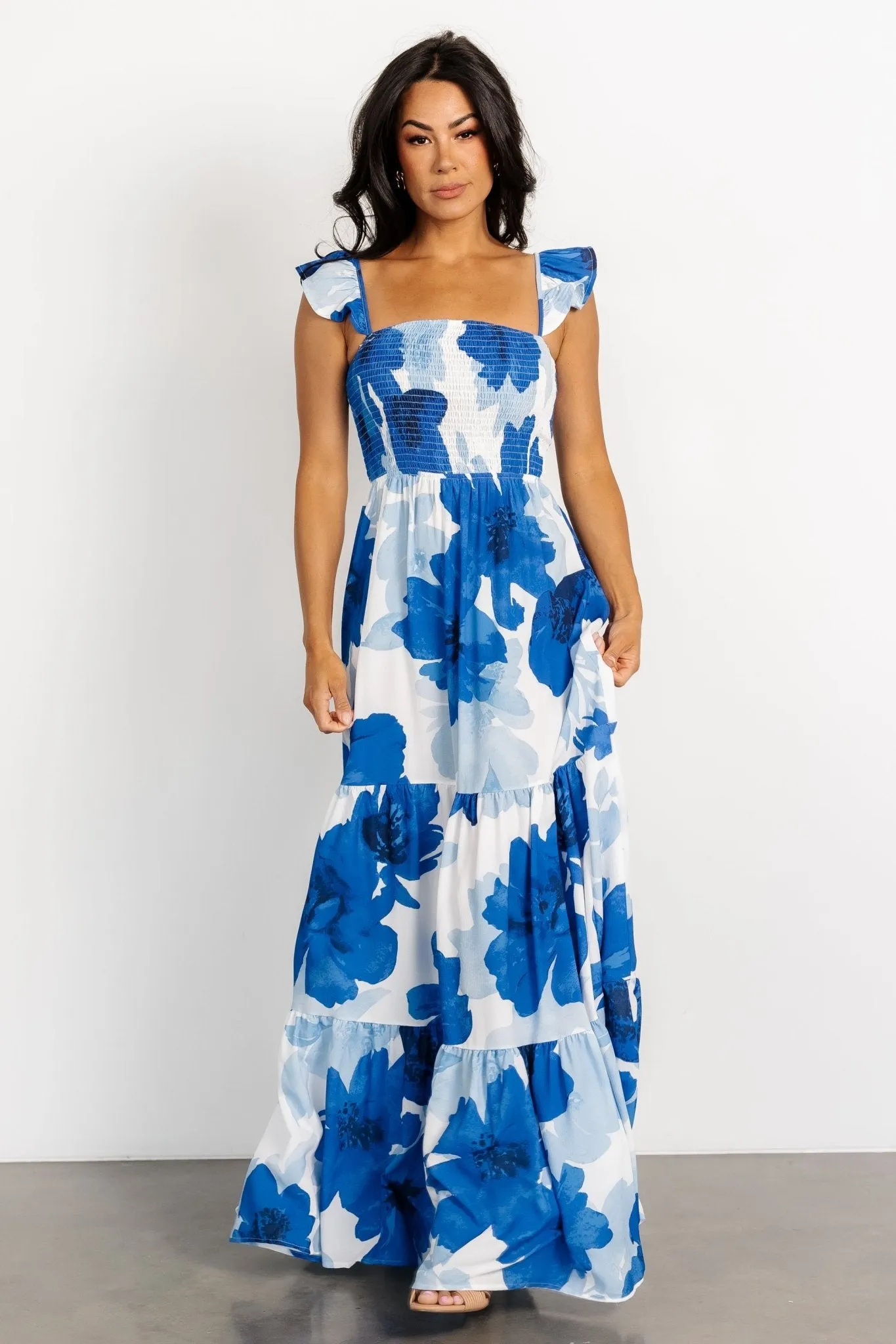 Mikaela Maxi Dress | Blue Floral sold by Baltic Born product image thumbnail 5
