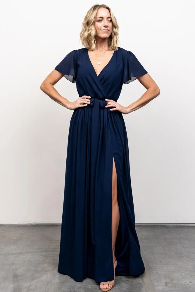 Kristina Maxi Dress | Navy sold by Baltic Born product image thumbnail 3