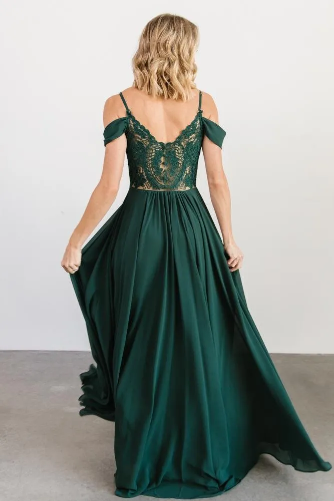 Bianca Lace Maxi Dress | Emerald sold by Baltic Born product image thumbnail 2