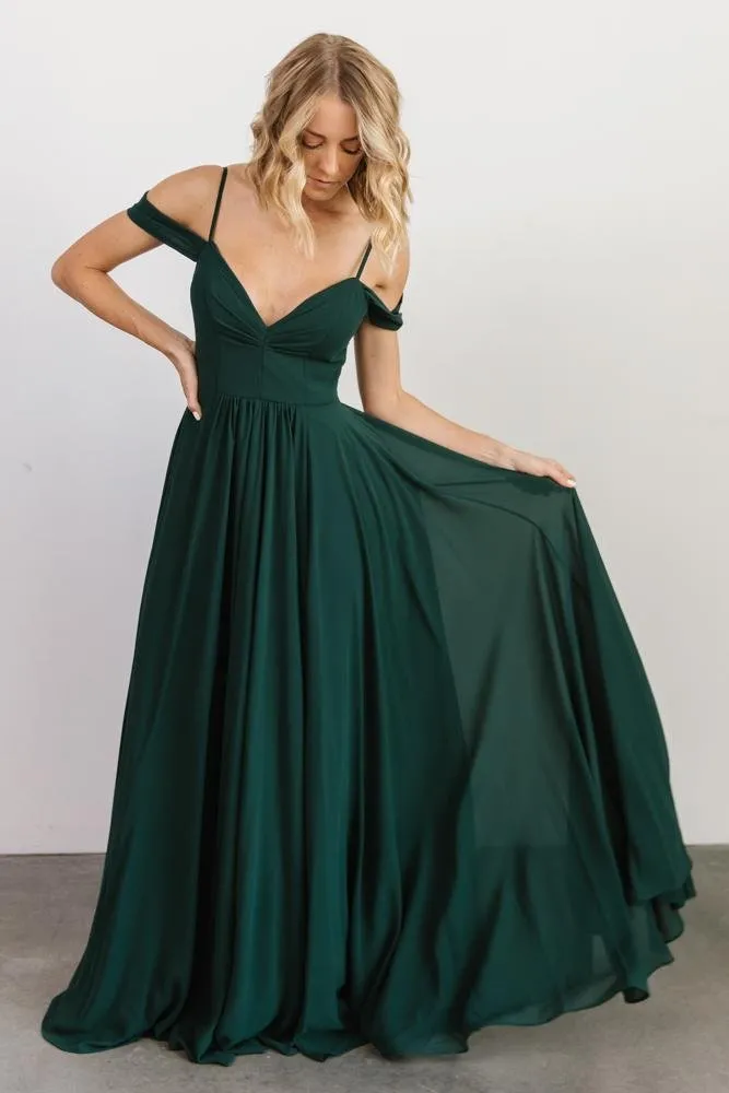 Bianca Lace Maxi Dress | Emerald sold by Baltic Born