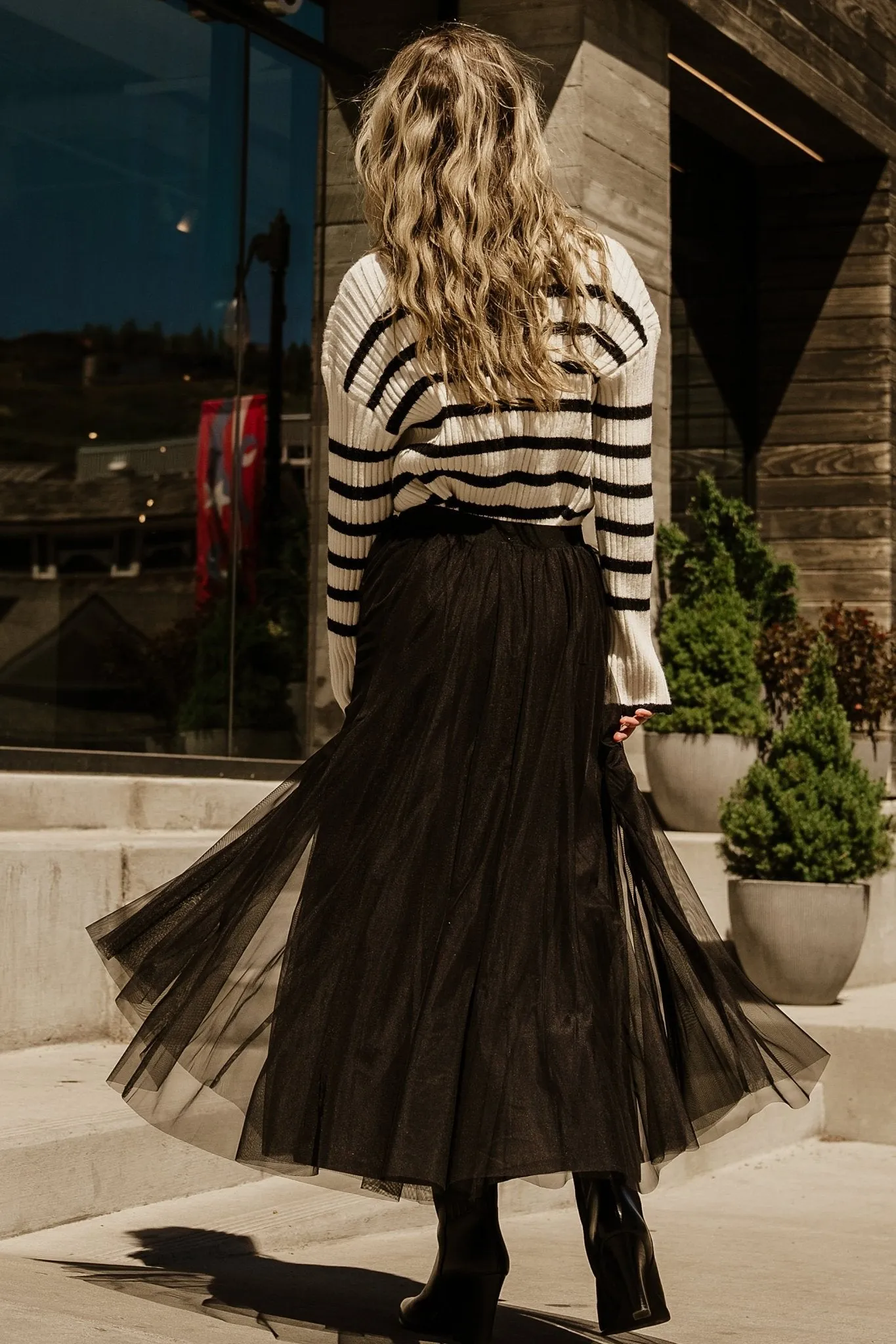 Landell Striped Sweater | Ivory + Black sold by Baltic Born product image thumbnail 3