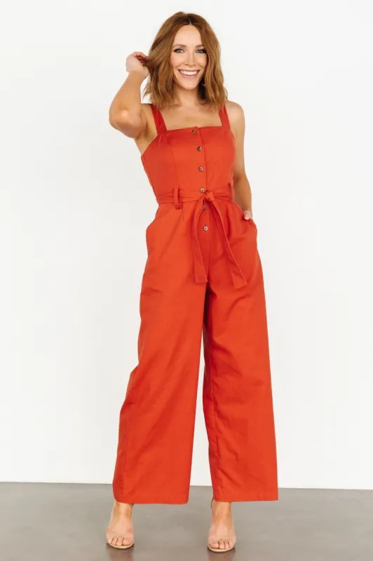 Hartford Jumpsuit | Rust sold by Baltic Born