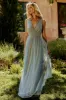 Kamila Tulle Maxi Dress | Whisper Blue sold by Baltic Born
