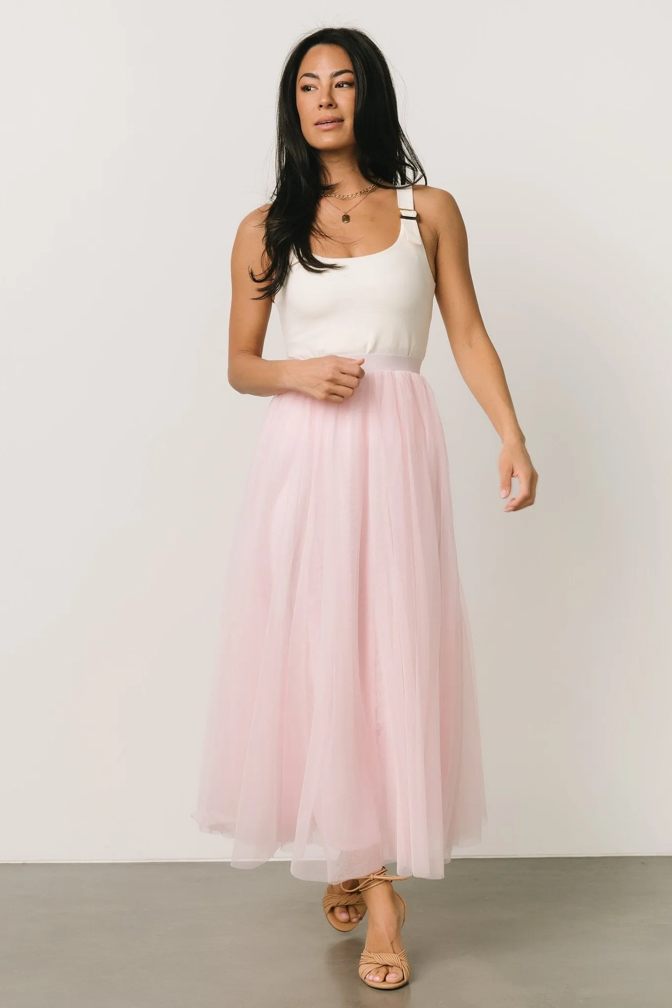 Mila Tulle Skirt | Rosy Pink sold by Baltic Born product image thumbnail 5
