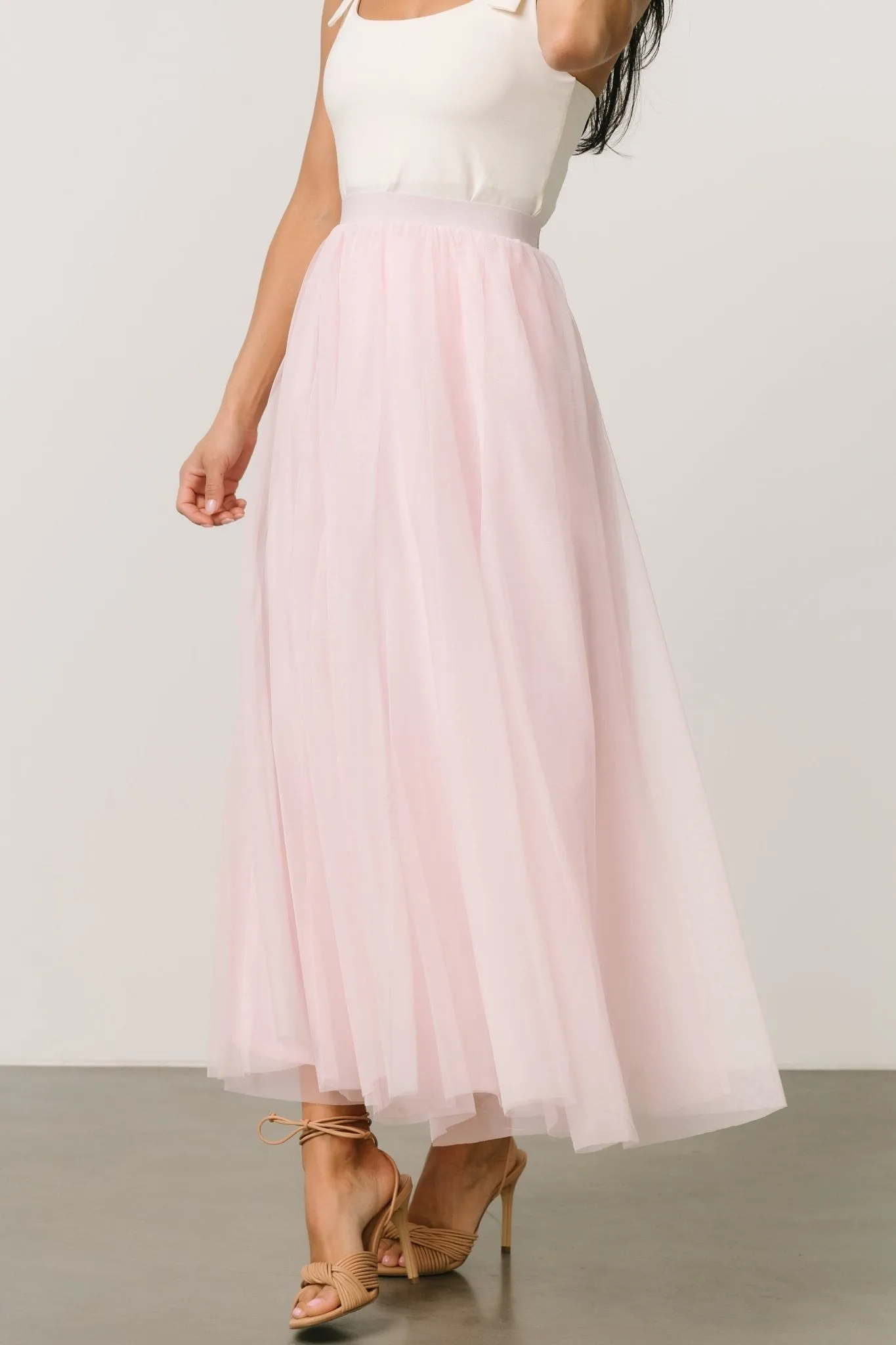 Mila Tulle Skirt | Rosy Pink sold by Baltic Born product image thumbnail 2