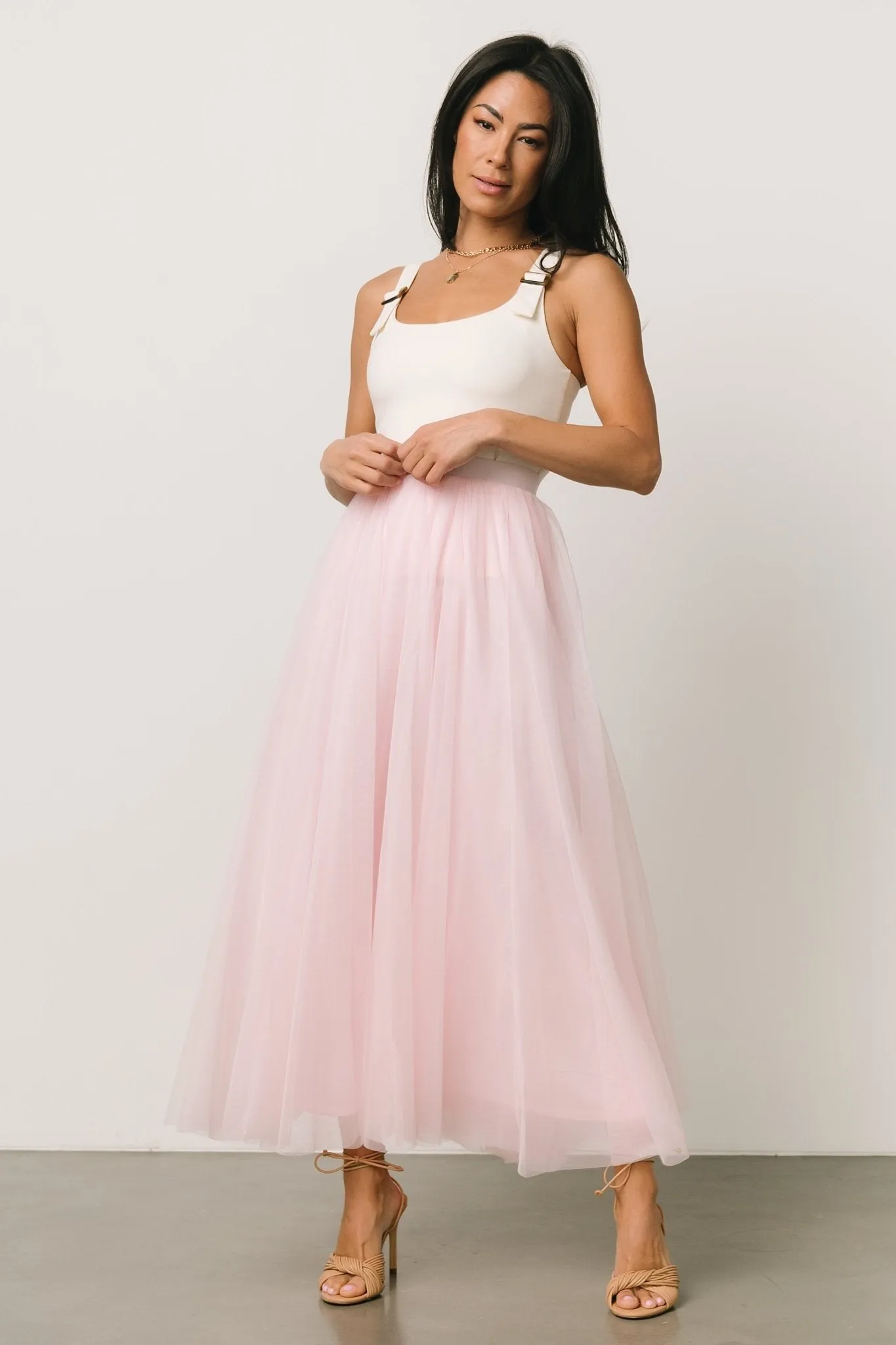Mila Tulle Skirt | Rosy Pink sold by Baltic Born product image thumbnail 3