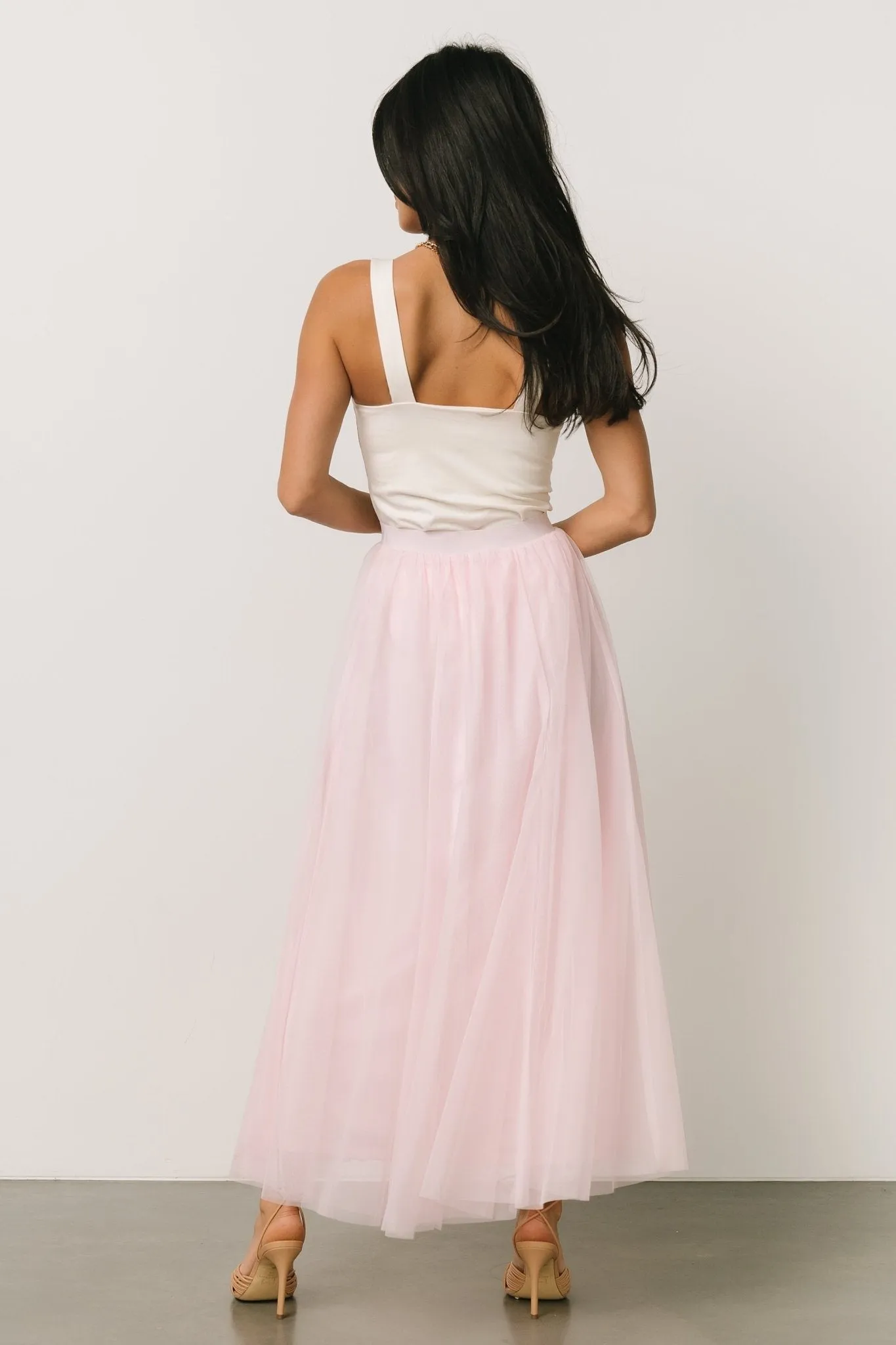 Mila Tulle Skirt | Rosy Pink sold by Baltic Born product image thumbnail 4