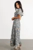 Raelynn Maxi Dress | Dusty Blue Floral sold by Baltic Born