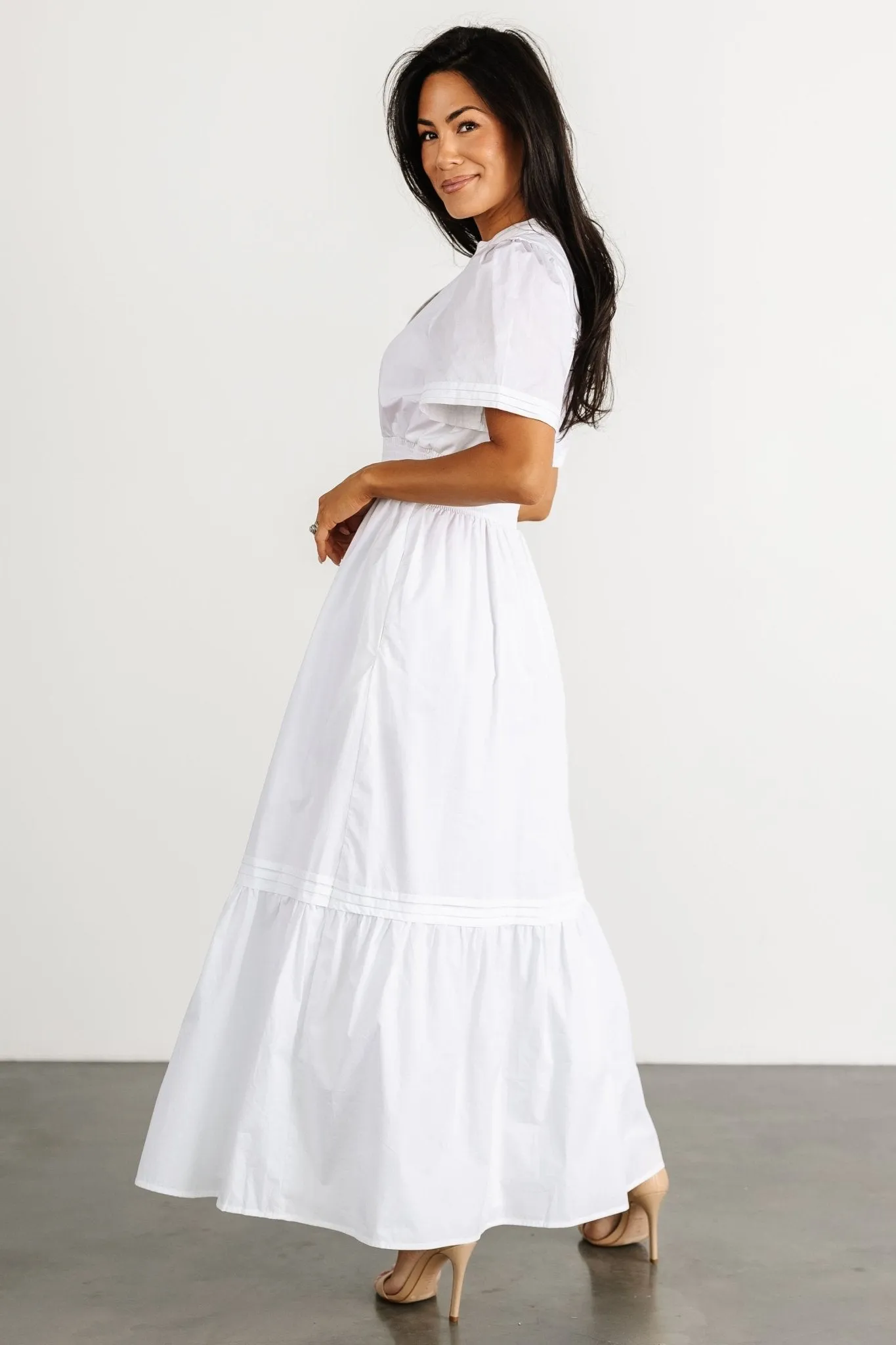 Vera Maxi Dress | Off White sold by Baltic Born product image thumbnail 3