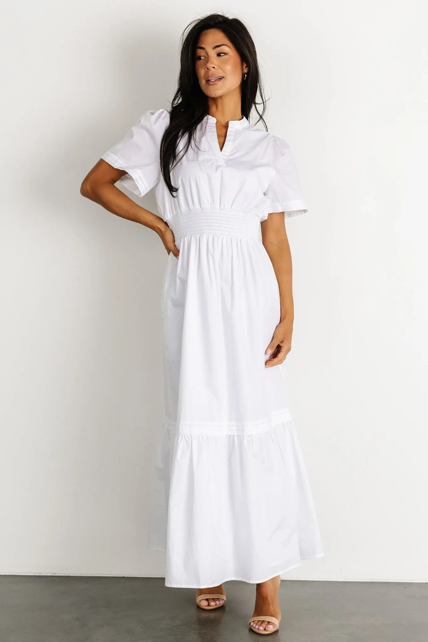 Vera Maxi Dress | Off White sold by Baltic Born
