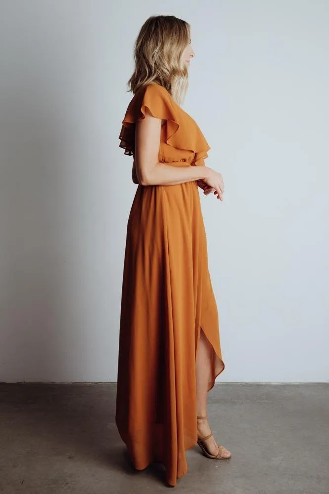 Katya Ruffle Maxi Dress | Amber sold by Baltic Born product image thumbnail 4