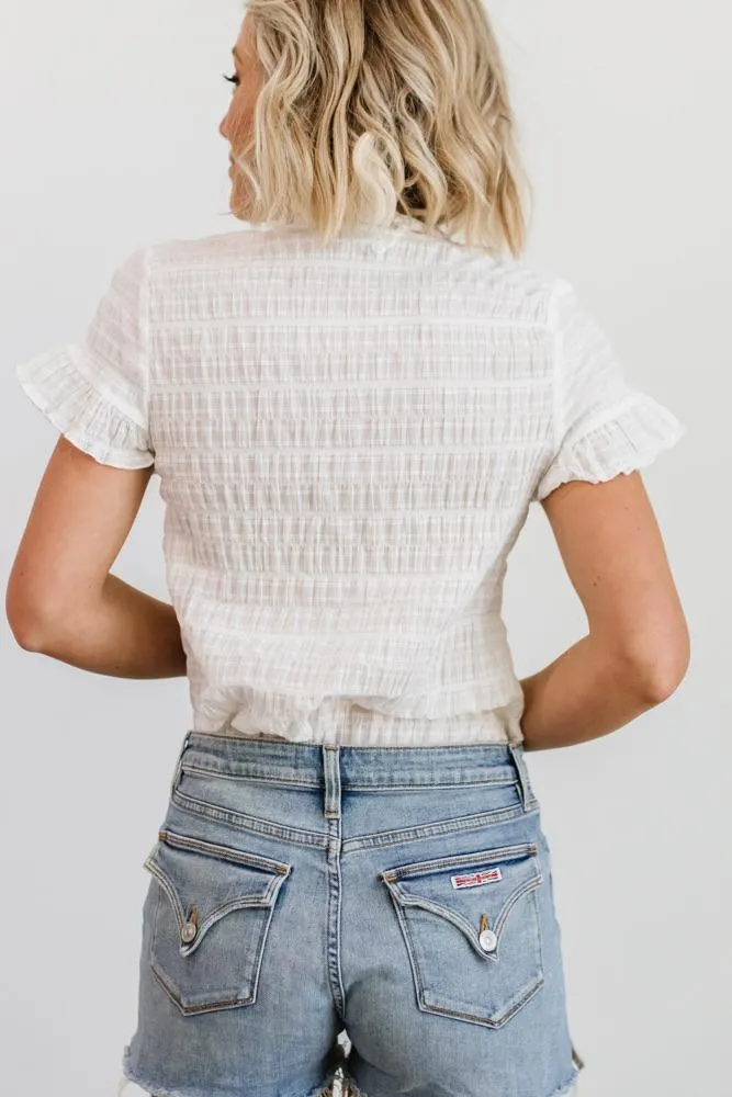 Zara Lace Top | White sold by Baltic Born product image thumbnail 5