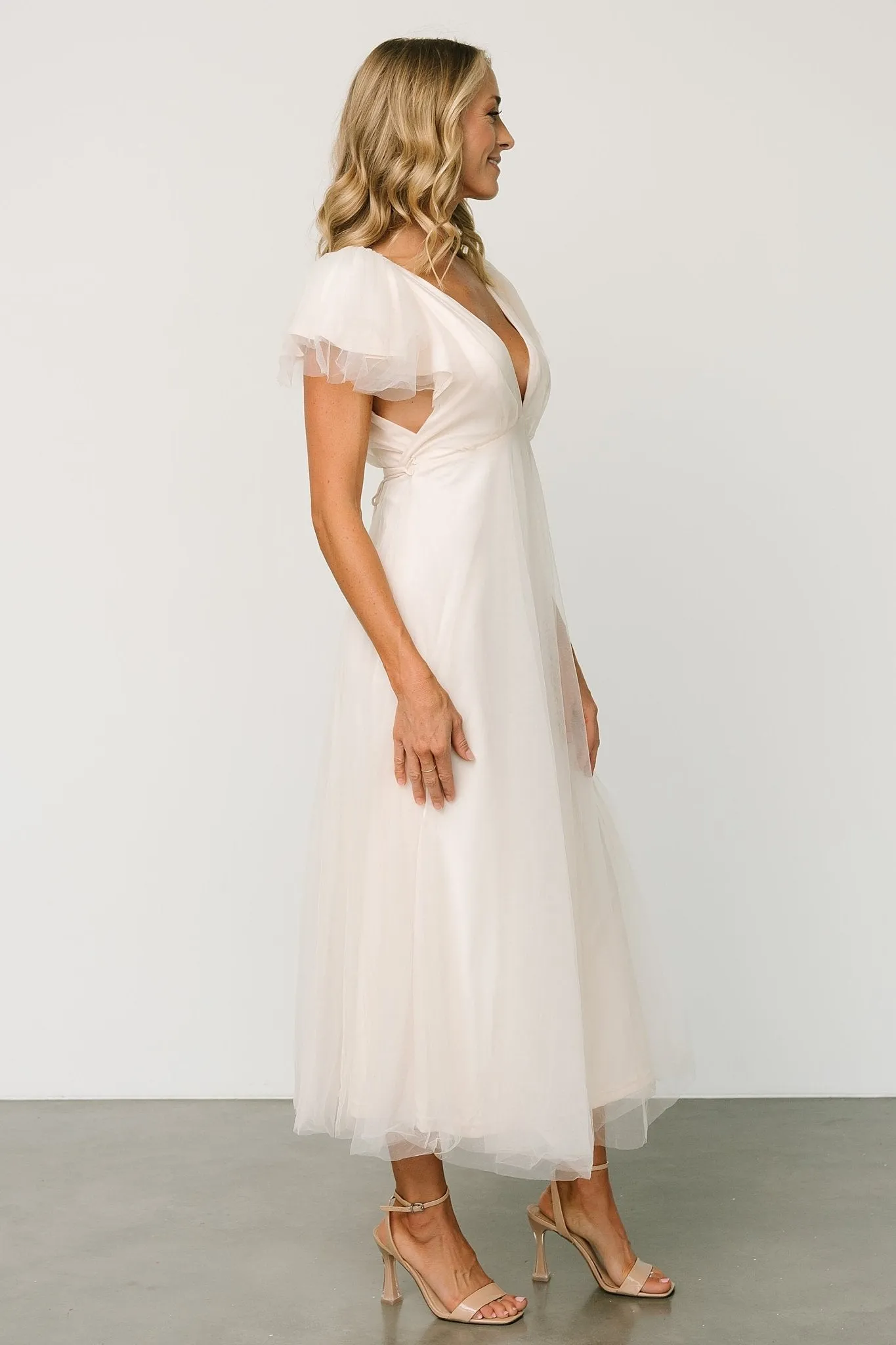 Annabella Tulle Dress | Cream sold by Baltic Born product image thumbnail 4