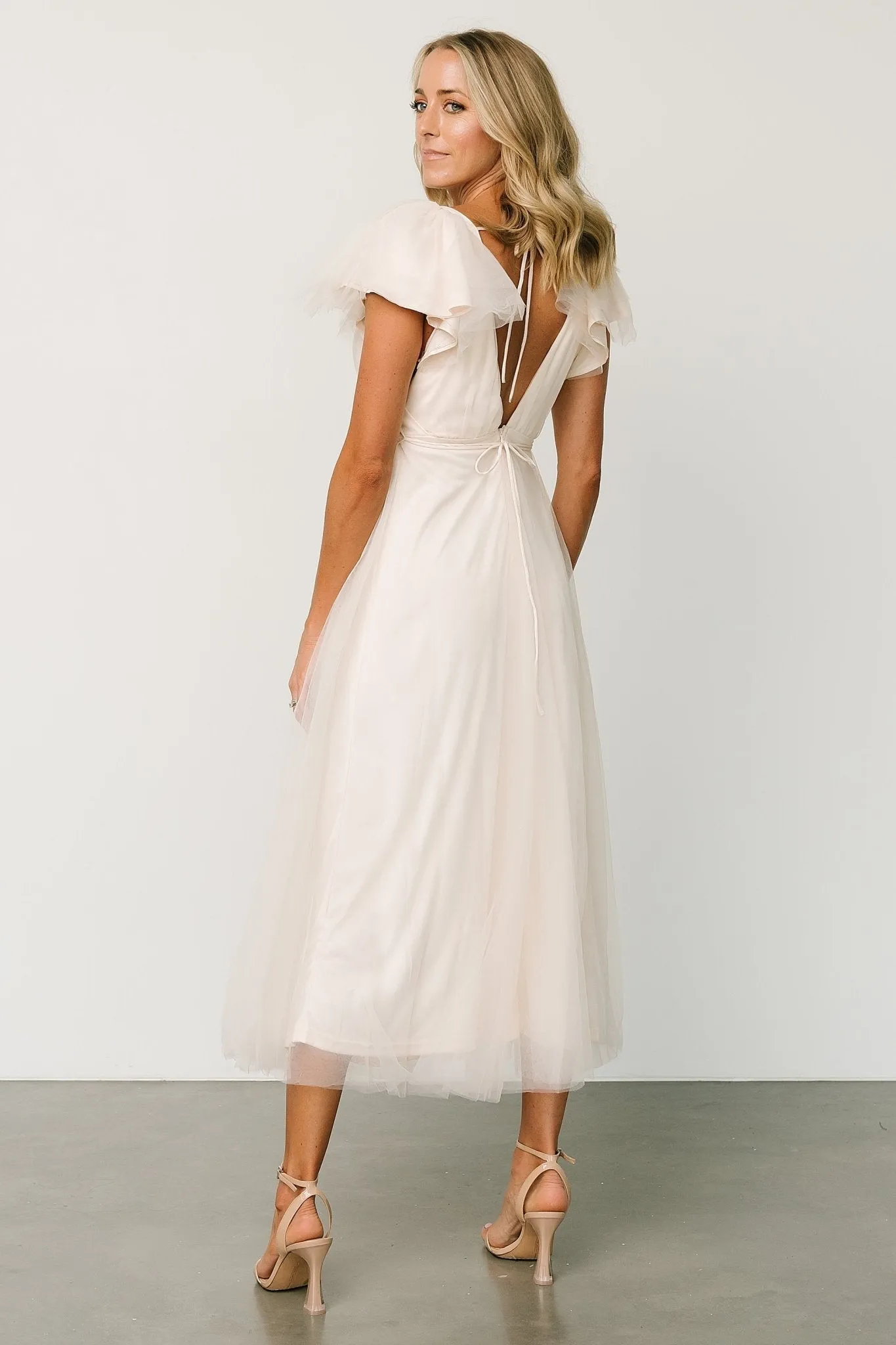 Annabella Tulle Dress | Cream sold by Baltic Born product image thumbnail 5