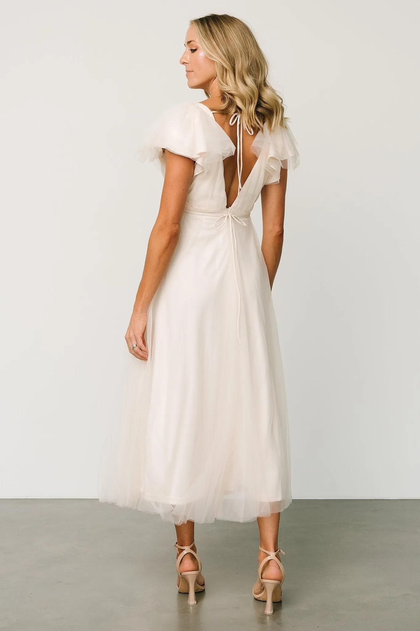 Annabella Tulle Dress | Cream sold by Baltic Born product image thumbnail 2