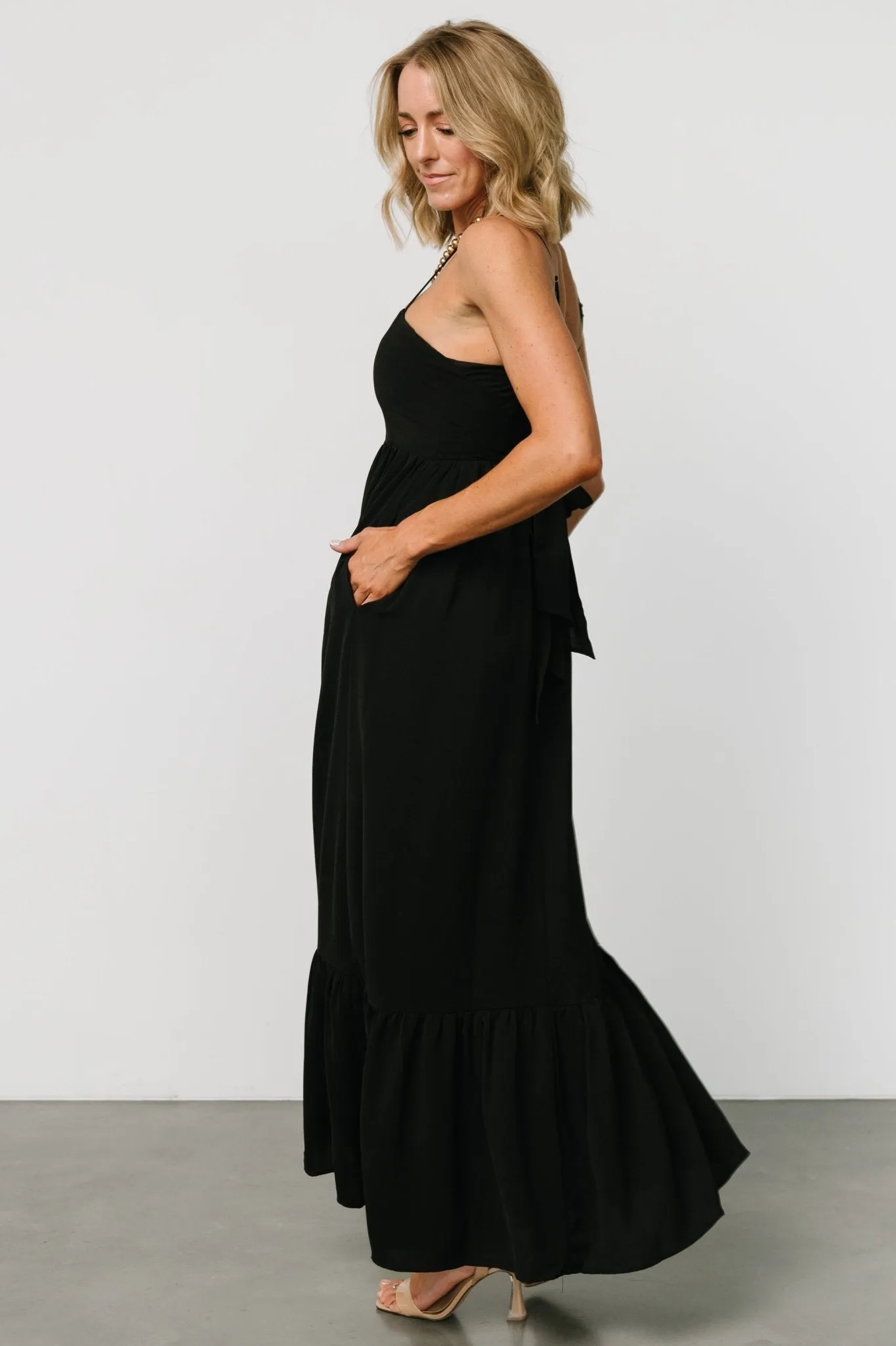 Regan Tank Maxi Dress | Black sold by Baltic Born product image thumbnail 4