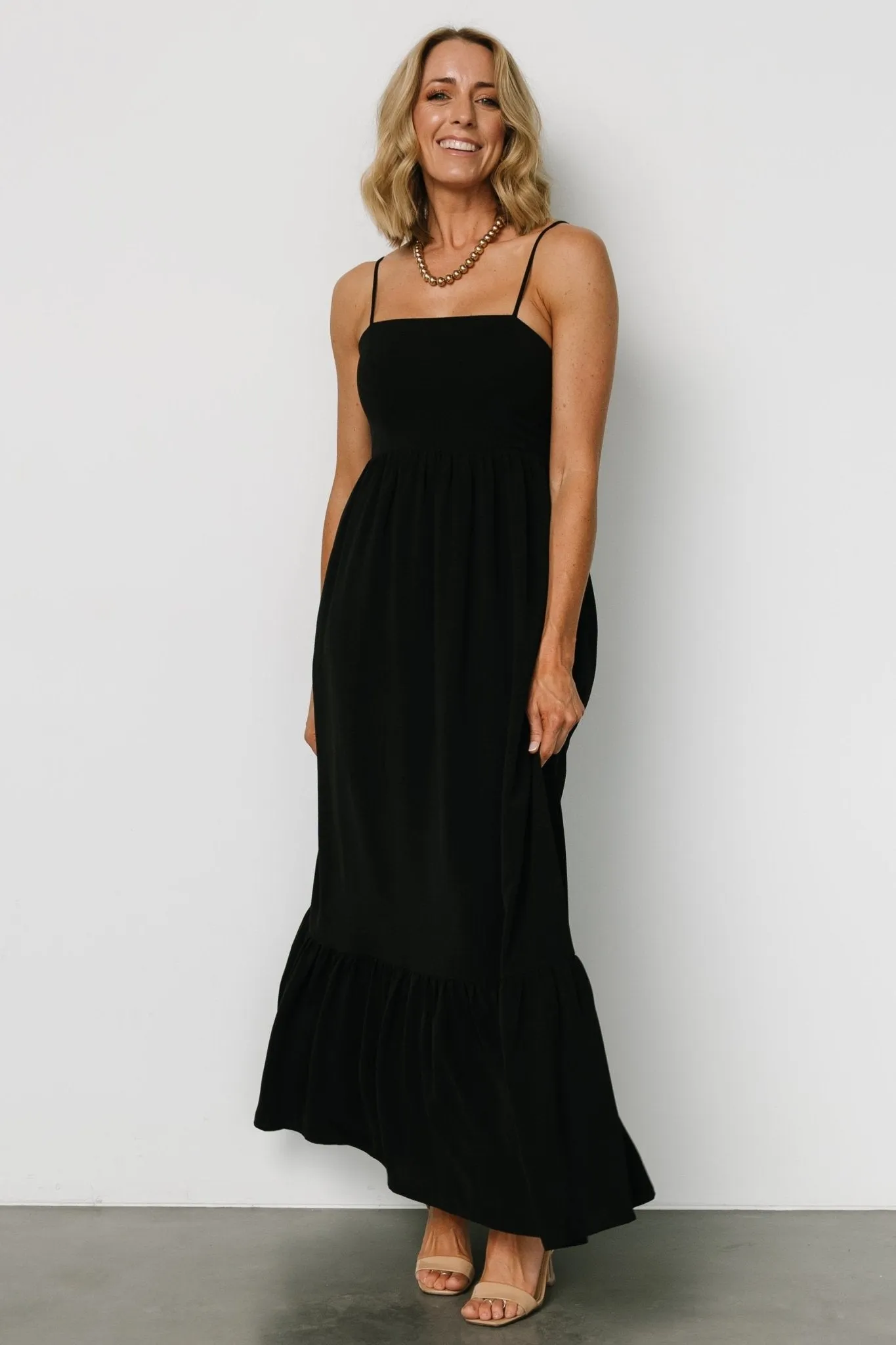 Regan Tank Maxi Dress | Black sold by Baltic Born product image thumbnail 5