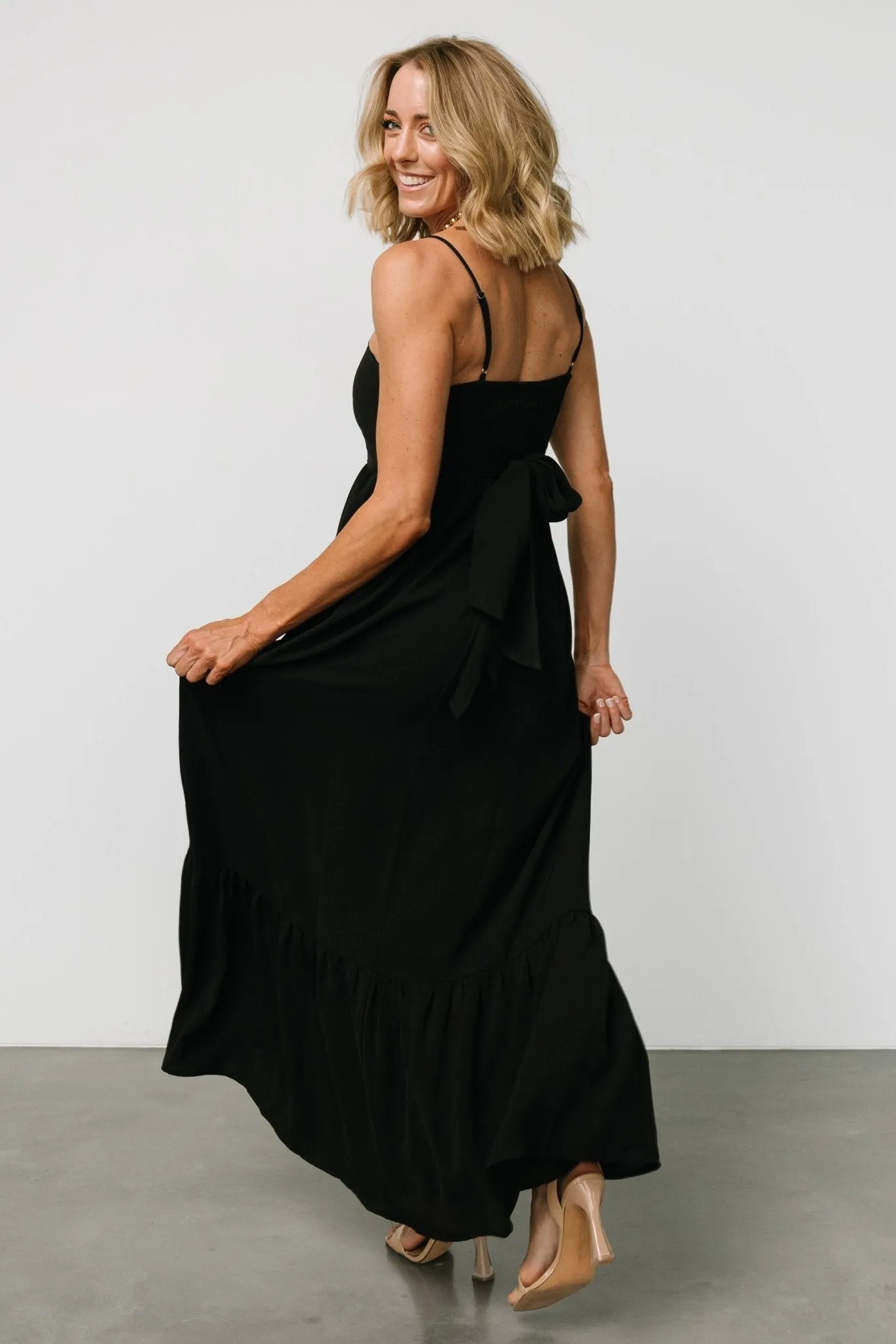 Regan Tank Maxi Dress | Black sold by Baltic Born product image thumbnail 2