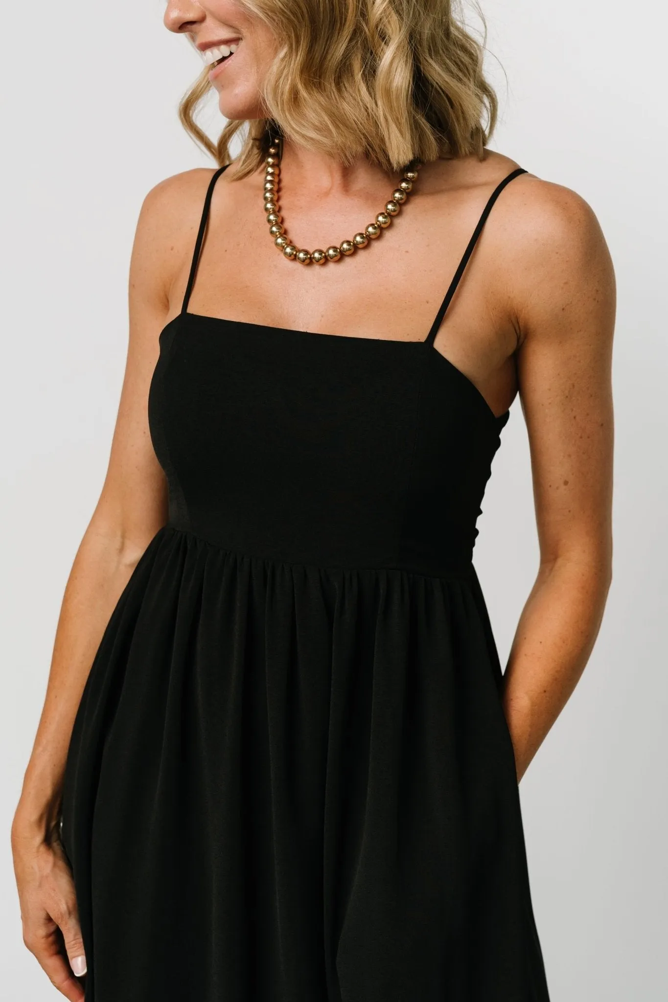 Regan Tank Maxi Dress | Black sold by Baltic Born product image thumbnail 3