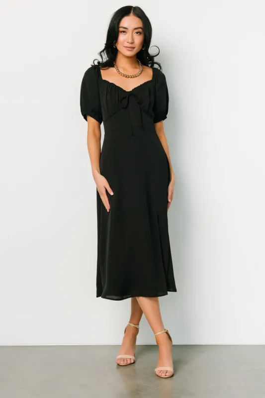Cadence Midi Dress | Black sold by Baltic Born