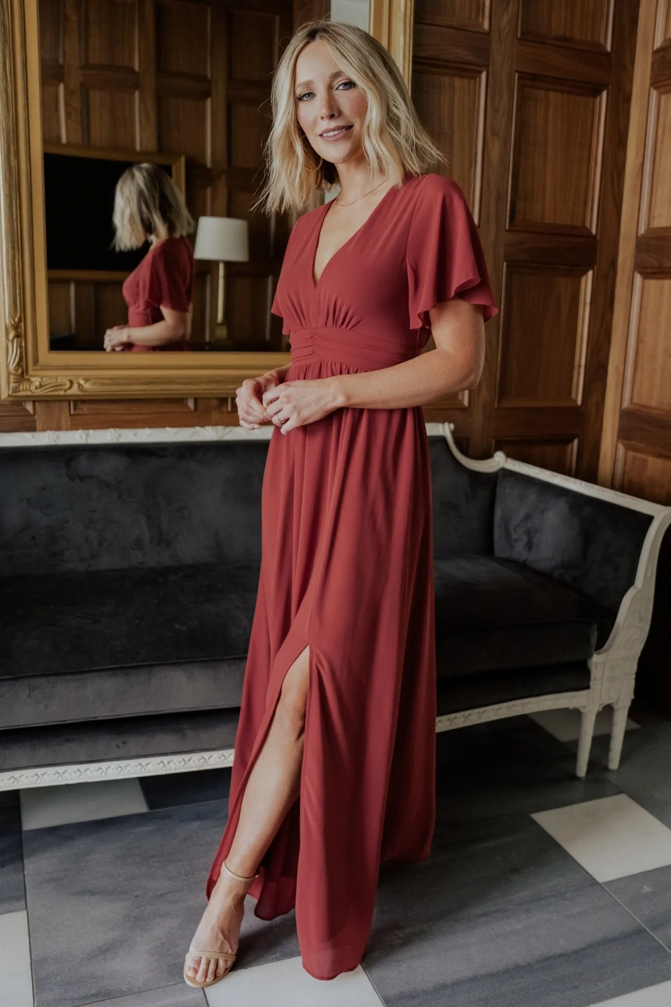 Ramona Maxi Dress | Terracotta sold by Baltic Born product image thumbnail 5