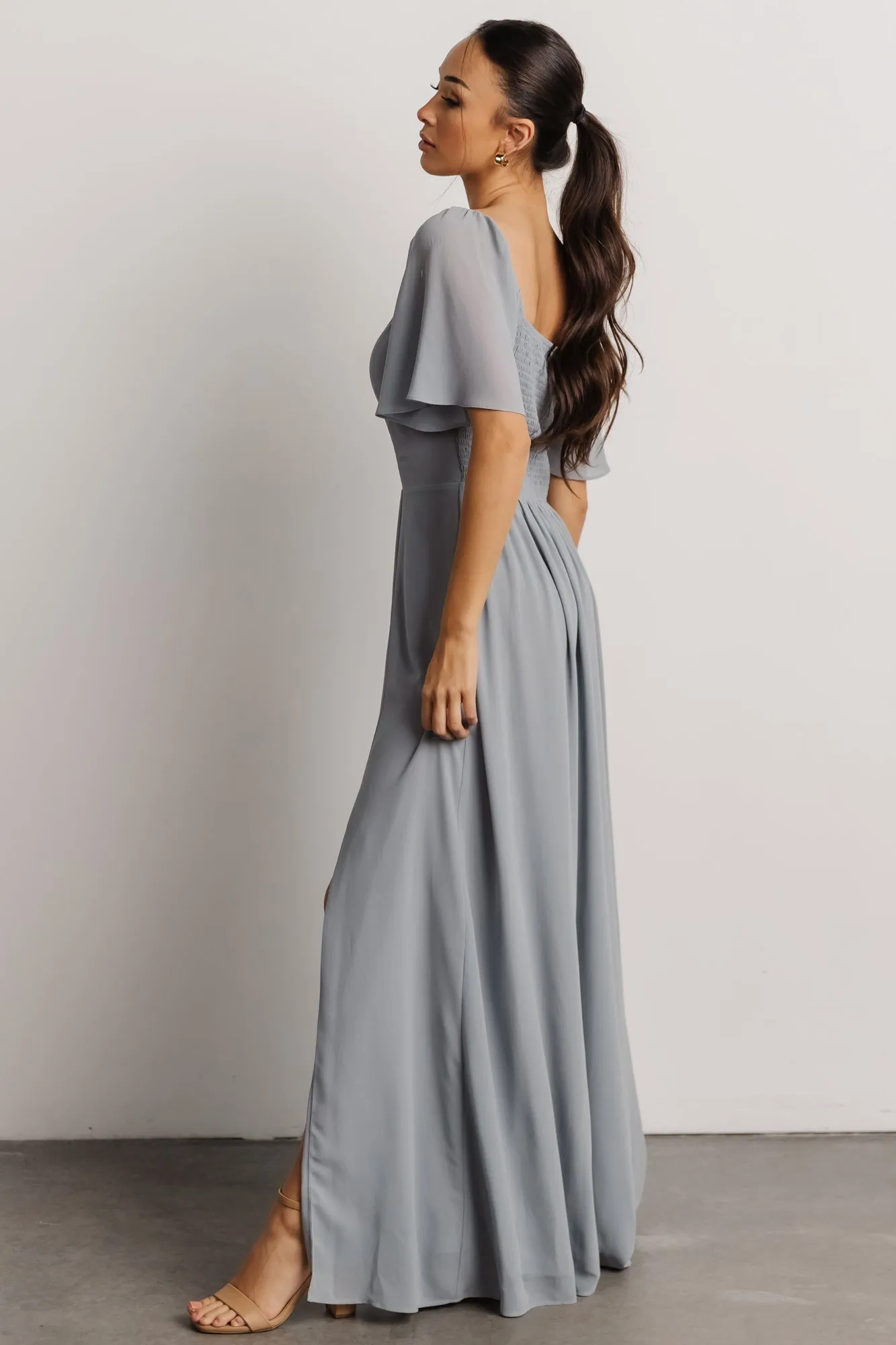 Sierra Sweetheart Maxi Dress | Light Blue sold by Baltic Born product image thumbnail 5