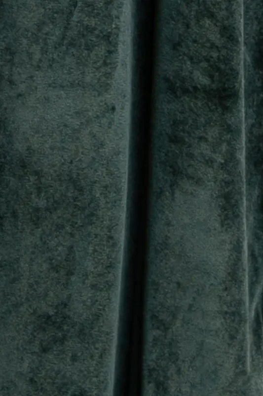 Fabric Swatch - Meghan Velvet | Deep Green sold by Baltic Born