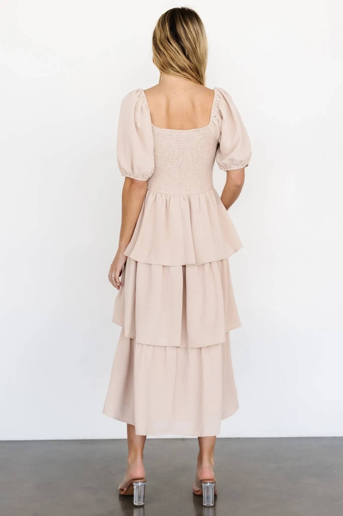 Ashbourne Tiered Dress | Natural sold by Baltic Born product image thumbnail 4