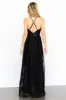 Zayla Shimmer Gown | Black sold by Baltic Born