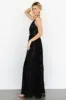 Zayla Shimmer Gown | Black sold by Baltic Born