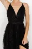 Zayla Shimmer Gown | Black sold by Baltic Born