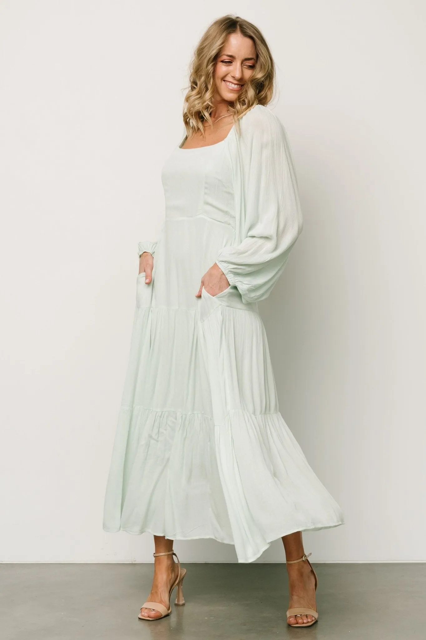 Rachelle Maxi Dress | Light Sage sold by Baltic Born product image thumbnail 3