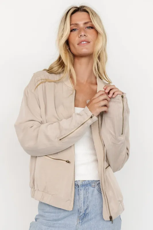 Wadsworth Bomber Jacket | Natural sold by Baltic Born
