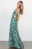 Brett Halter Maxi Dress | Palm Green Print sold by Baltic Born