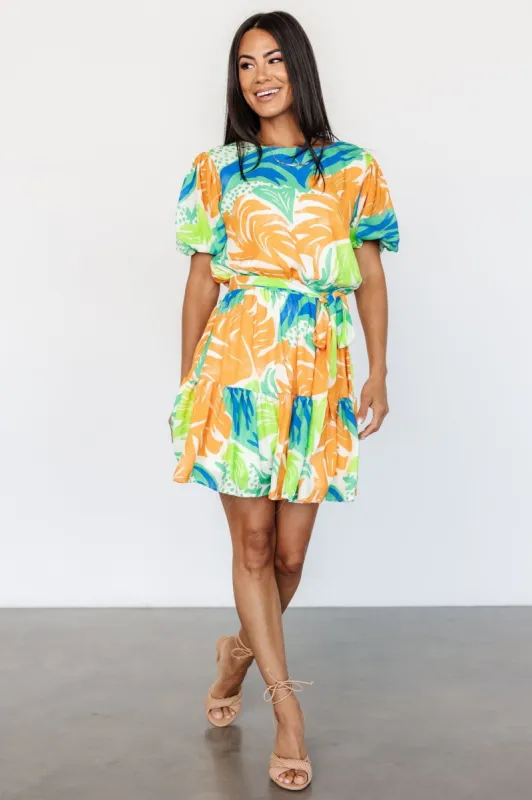 Cabo Short Dress | Multi Print sold by Baltic Born